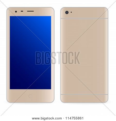 Modern smartphone illustration