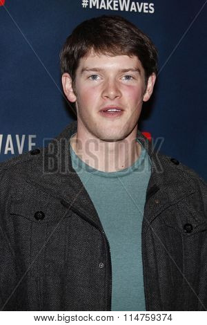 vLOS ANGELES - JAN 14:  Alex MacNicoll at the The 5th Wave Los Angeles Premiere at the Pacific Theatres At The Grove on January 14, 2016 in Los Angeles, CA