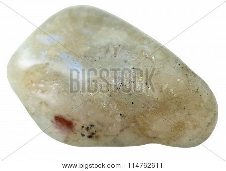 Labradorite Gemstone Isolated On White