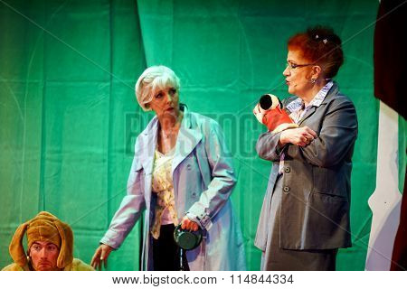 Editorial,14 January 2016: France: Neuve-eglise: Spectacle Of Cabaret Satirical S'brannkessele