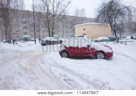 The Cyclone Emma In Brisov-city