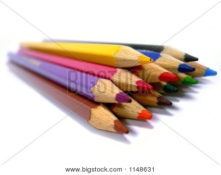 Pencils Closeup 16