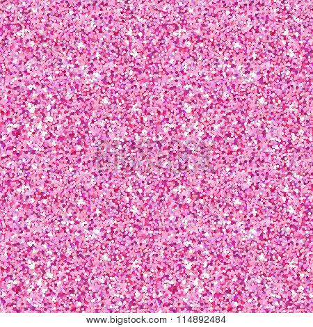 Pink Glitter Background - seamless pattern - in vector