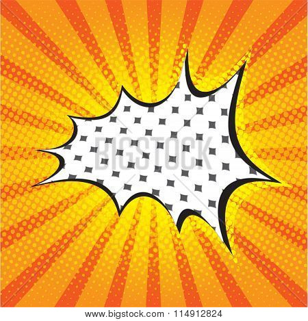 Comic speech bubble