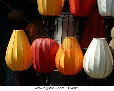 Ældgamle lampe-shade