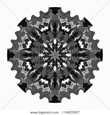 Mandala. Vintage Decorative Elements. Vector Illustration