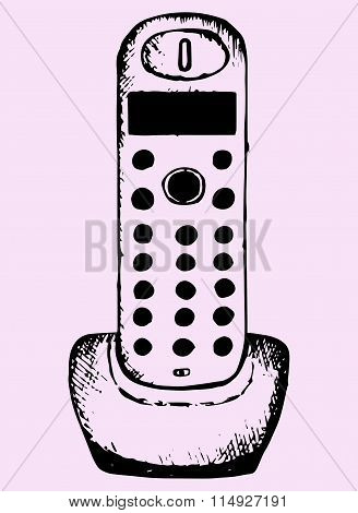 Wireless home telephone
