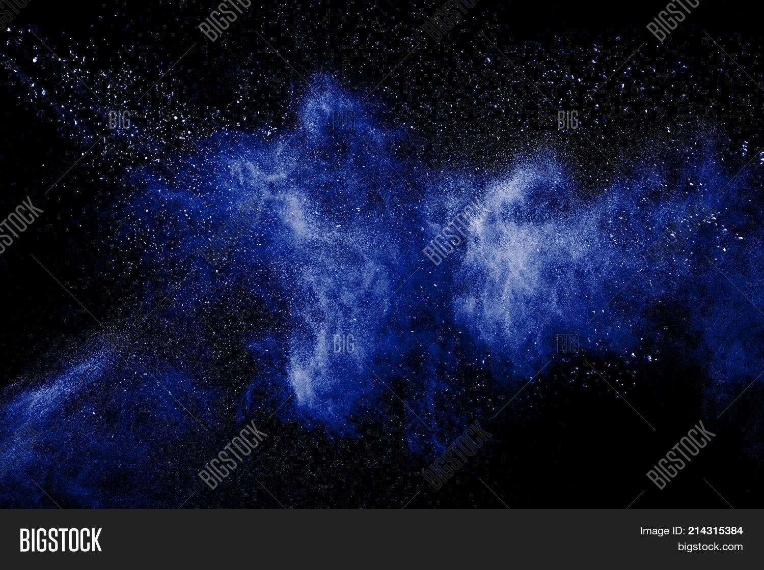 Abstract Blue Dust Image & Photo (Free Trial) Bigstock