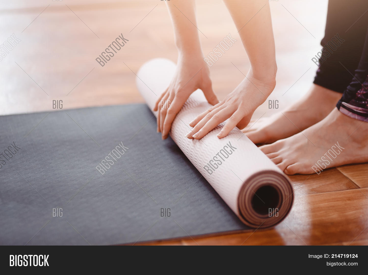 Yoga Close Woman Image Photo Free Trial Bigstock