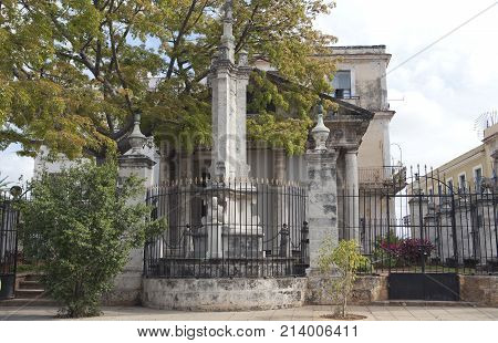 The famous Ceiba Tree on Plaza de Armas in old Havana people bypass to circle the tree in hopes of execution their wishes.