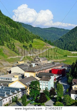View of Veitsch Austria in summer time