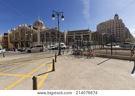 The Central Market Of The City Of Valencia