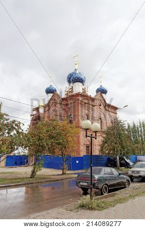 Nizhny Novgorod, Russia. - October 06.2017. Church In Honor Of The Icon Of The Mother Of God Unexpec