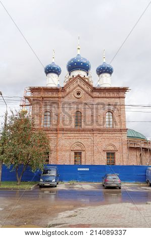 Nizhny Novgorod, Russia. - October 06.2017. Church In Honor Of The Icon Of The Mother Of God Unexpec
