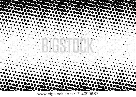 Abstract Geometric Pattern. Hexagonal Pattern. Vector Illustration.