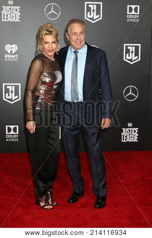 LOS ANGELES - NOV 13:  Stephanie Haymes Roven, Charles Roven at the World Premiere of Justice League at Dolby Theater on November 13, 2017 in Los Angeles, CA