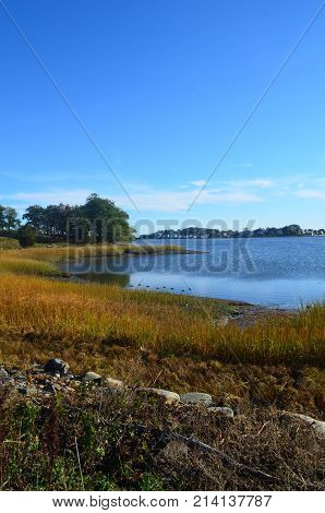 Pretty coast of the worlds end park and the blue water and sky