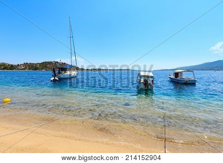 Summer Sea Coast (sithonia, Greece).