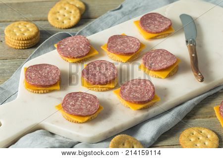 Savory Homemade Cheese Meat And Cracker Hor Dourves