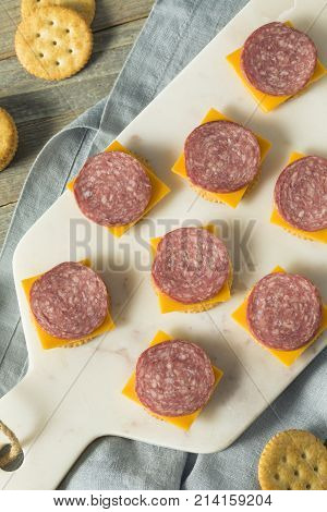 Savory Homemade Cheese Meat And Cracker Hor Dourves