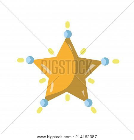 shiny star merry chritsmas decoration vector illustration