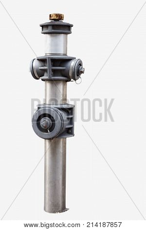 powerful modern hydrant to extinguish a fire on the streets of Vienna
