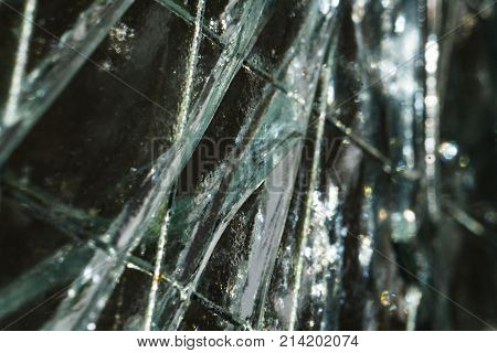 cracked glass cracked glass macro photo in the context of
