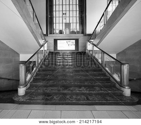 Royal Institute Of British Architects In London Black And White