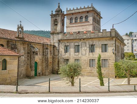 Monastery Vilavella on the Camino de Santiago trail, Redondela, Spain