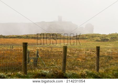 The Burren (in Irish: Boireann - Great Rock) The Karst-landscape Region In West County Clare Ireland