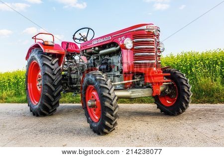 Historical Tractor Made By Hürlimann