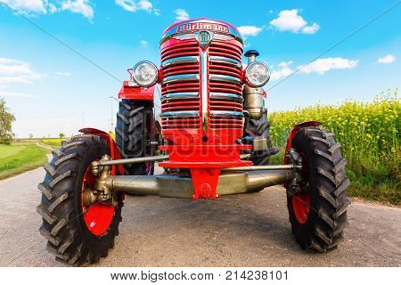 Historical Tractor Made By Hürlimann