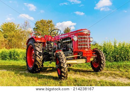 Historical Tractor Made By Hürlimann