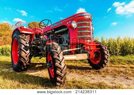 Historical Tractor Made By Hürlimann