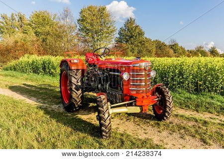 Historical Tractor Made By Hürlimann