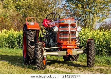Historical Tractor Made By Hürlimann