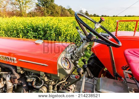 Historical Tractor Made By Hürlimann