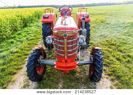 Historical Tractor Made By Hürlimann