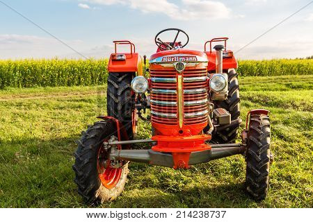 Historical Tractor Made By Hürlimann