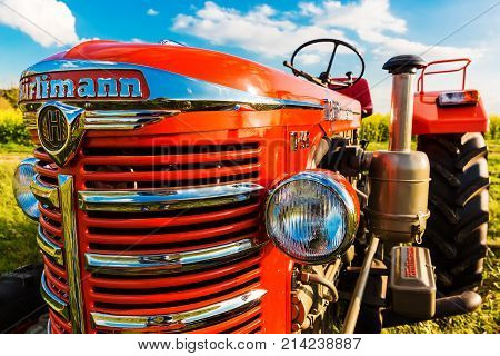Historical Tractor Made By Hürlimann