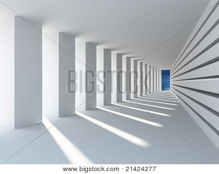 Architettura astratto bianco