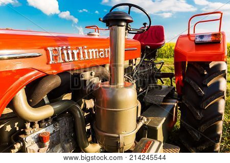 Historical Tractor Made By Hürlimann