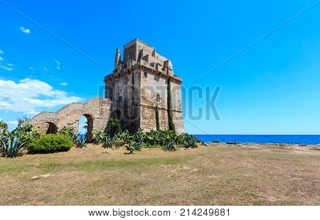 Torre Colimena On Salento Sea Coast, Italy