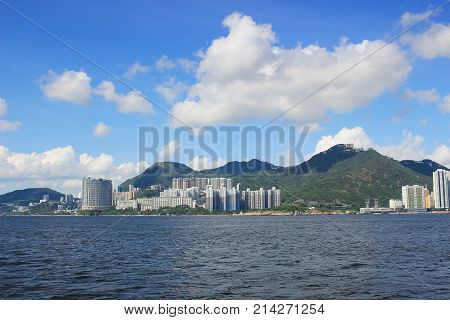 From East Lamma Channel View Of Hk