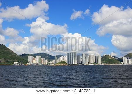 From East Lamma Channel View Of Hk