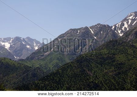 beautiful nature. Mountains in Kazakhstan . In the park in nature