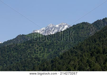 beautiful nature. Mountains in Kazakhstan . In the park in nature