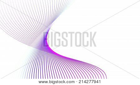 Motion graphic picture of Beautiful pink and violated curve line abstract backgroundillustration