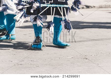 Traditional Matachin Mexican Religious Dancers