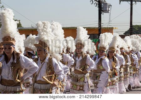 Traditional Matachin Mexican Religious Dancers